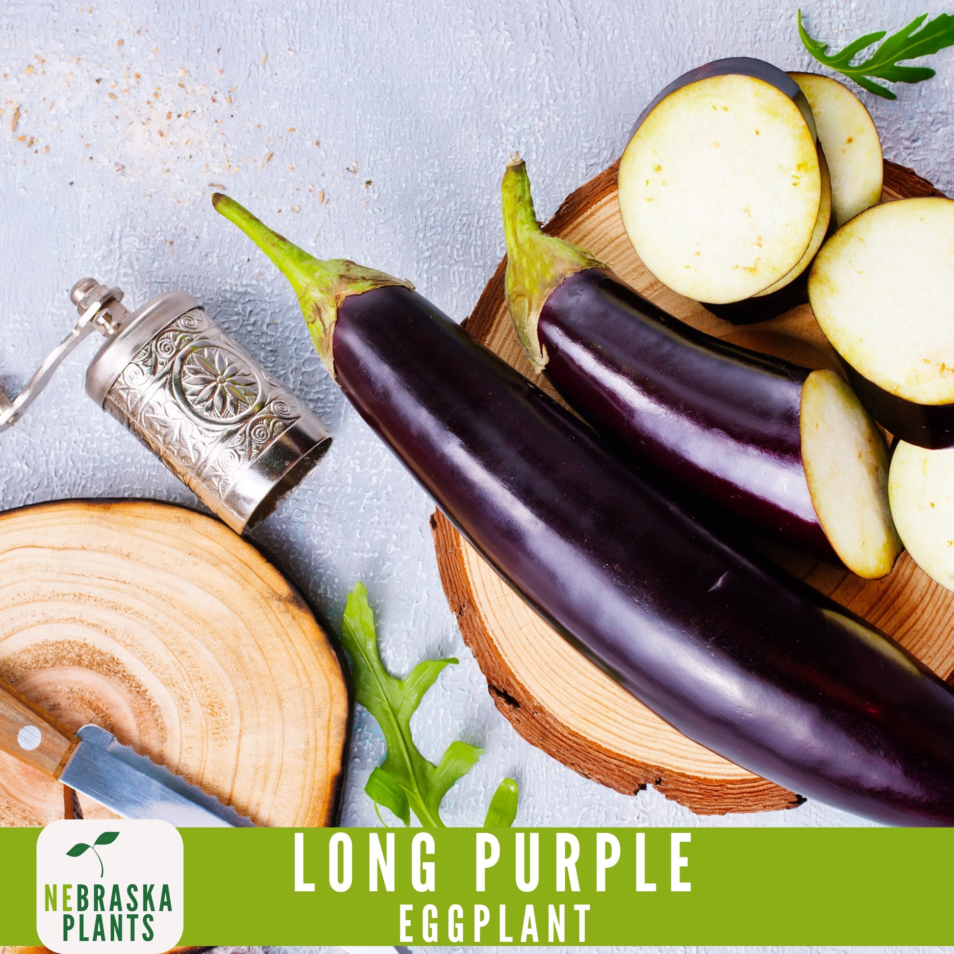 Long Purple Eggplant Seeds - Nebraska Seeds