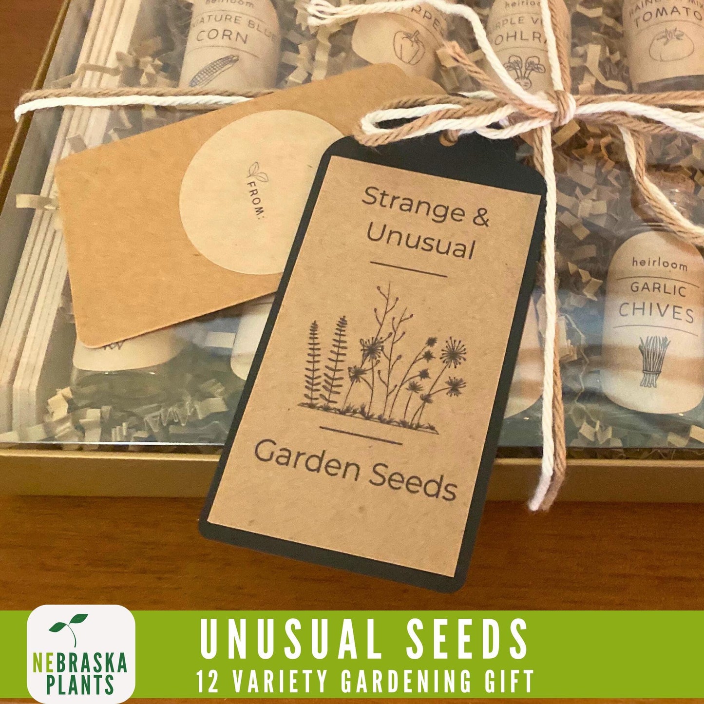 Unusual Seeds Gardening Gift - Nebraska Seeds