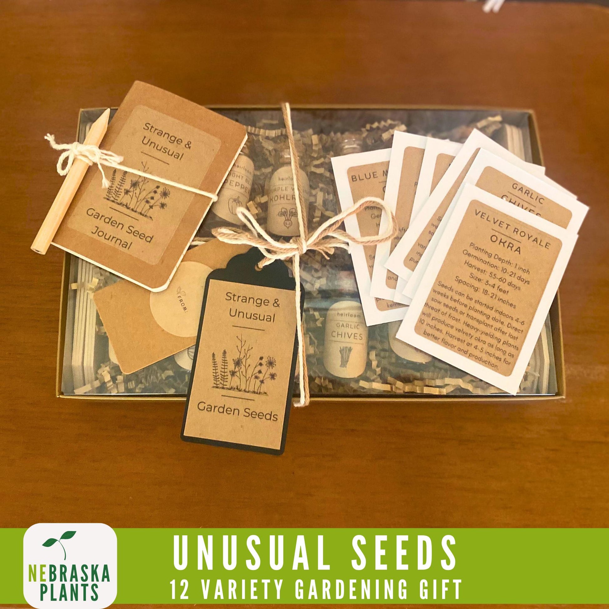 Unusual Seeds Gardening Gift - Nebraska Seeds