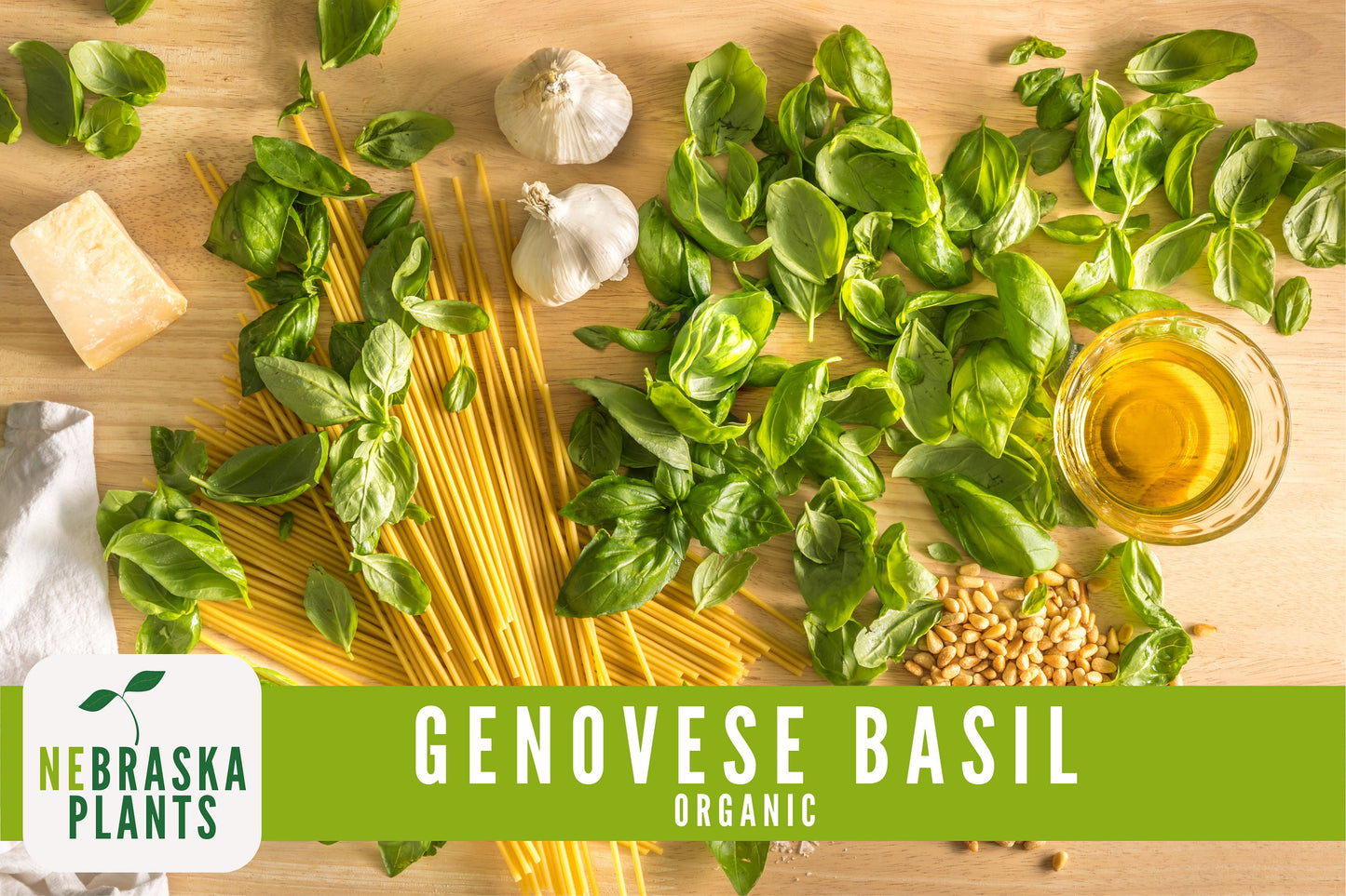 Organic Genovese Heirloom Basil Seeds - Nebraska Seeds