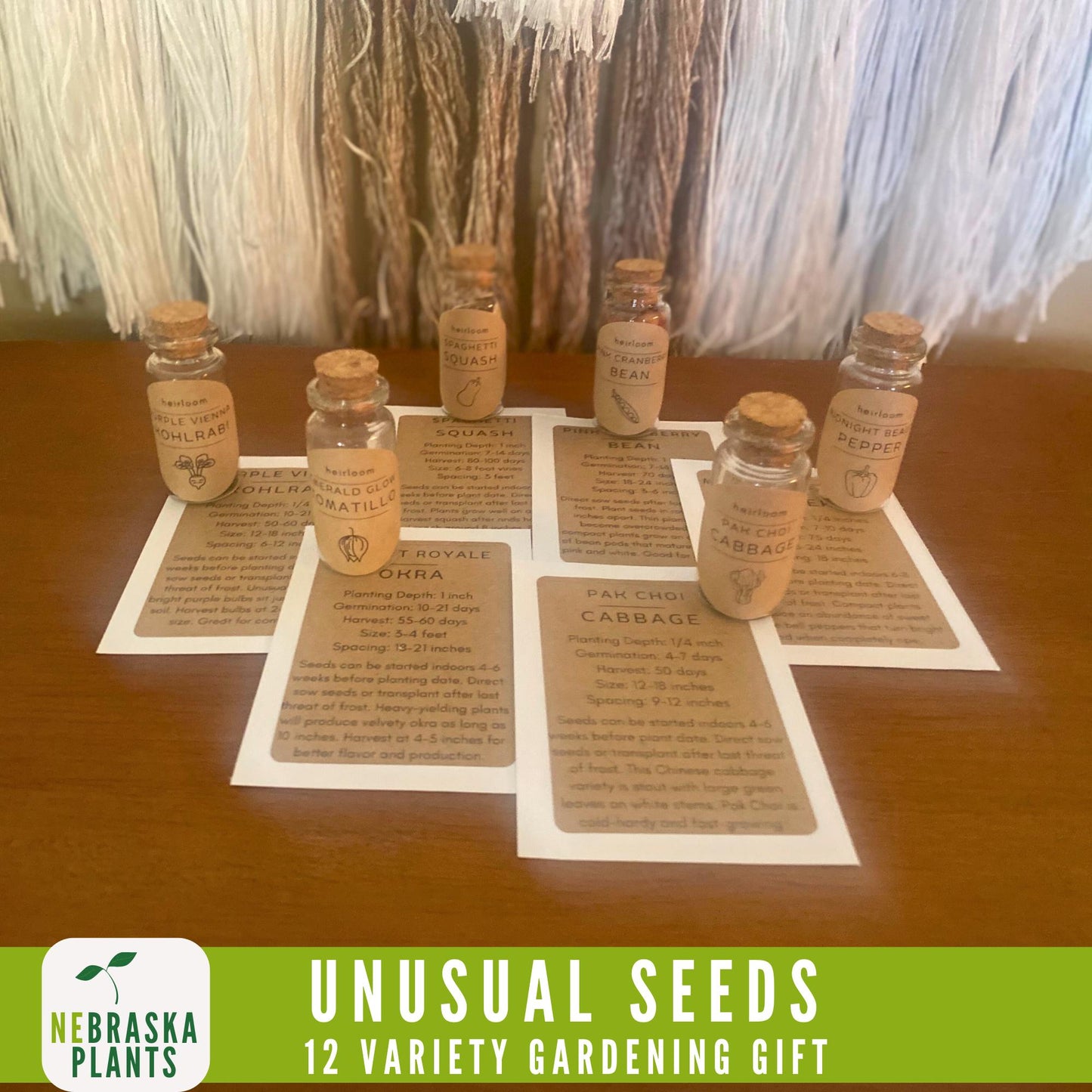 Unusual Seeds Gardening Gift - Nebraska Seeds