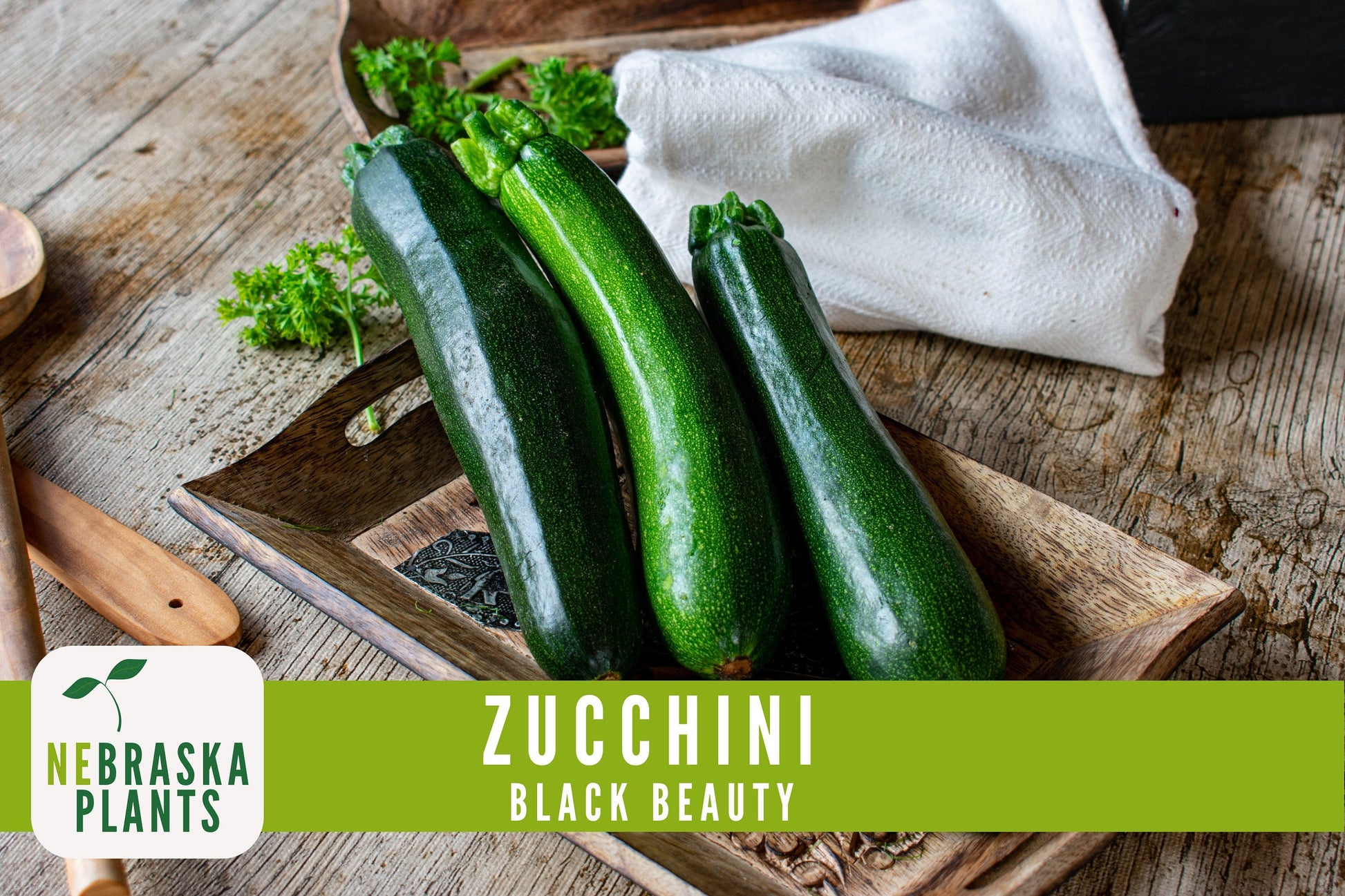 Zucchini Seeds - Black Beauty Heirloom Zucchini Squash Seeds - Nebraska Seeds