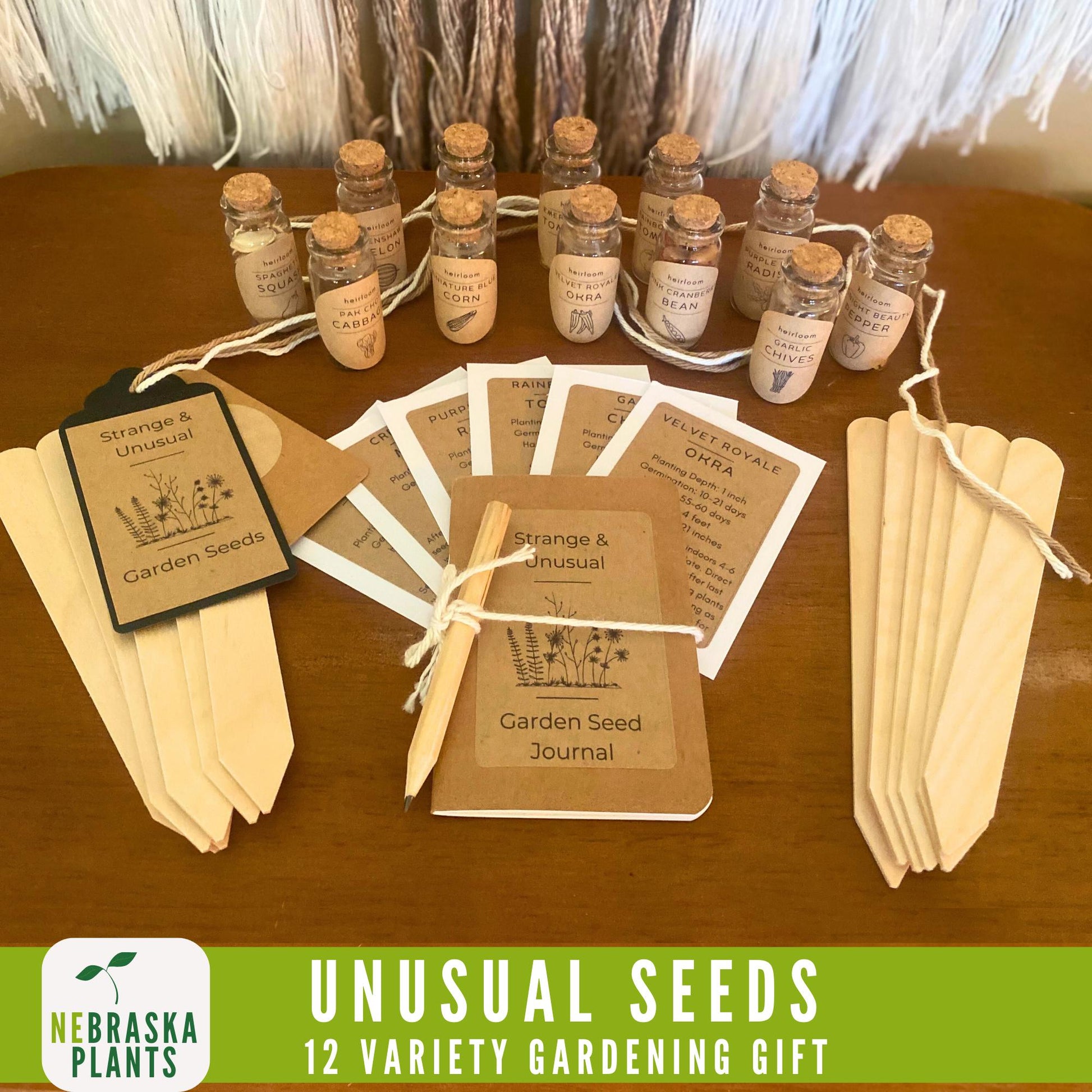 Unusual Seeds Gardening Gift - Nebraska Seeds