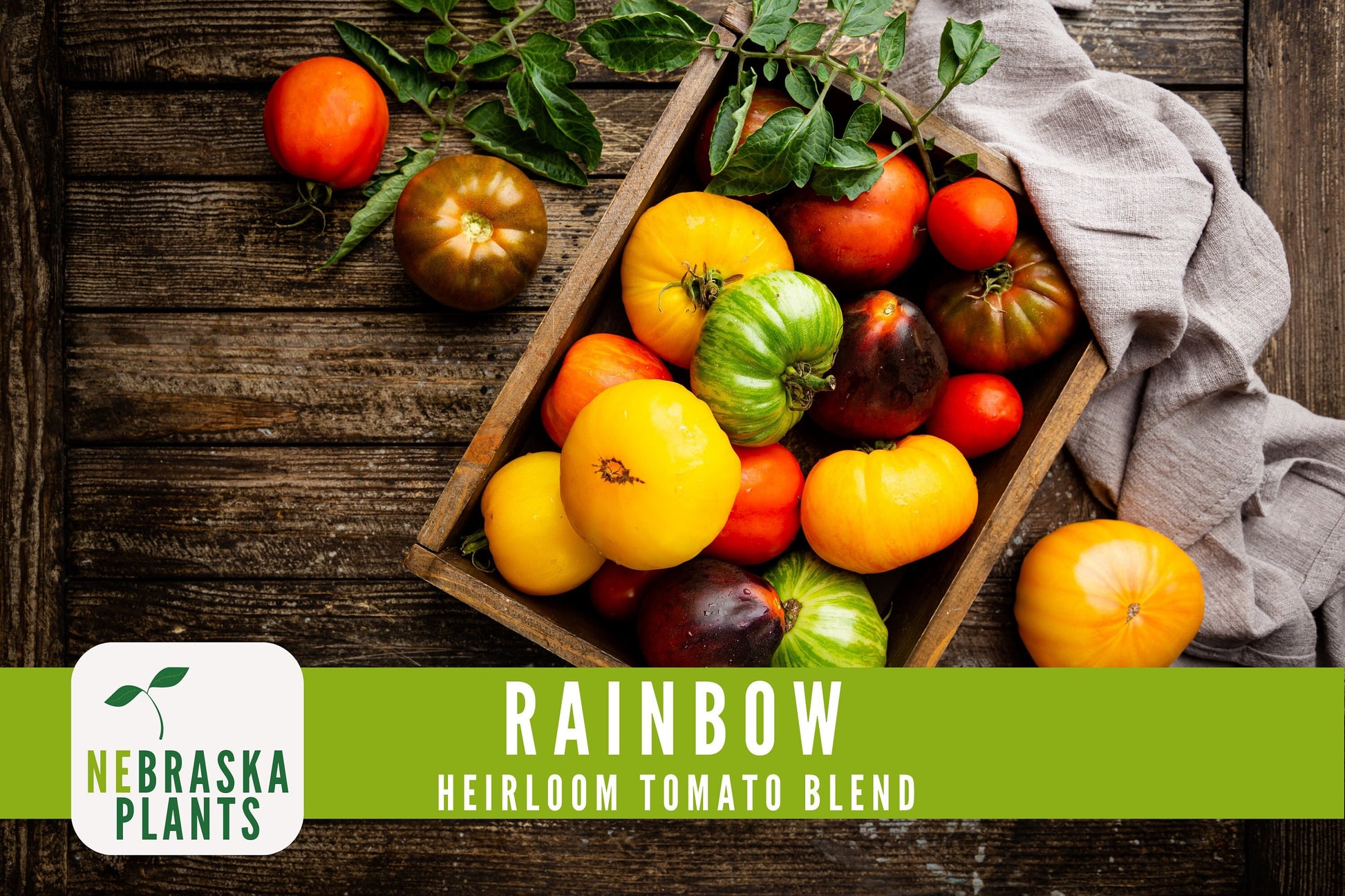 Rainbow Tomato Seeds -  Heirloom Rainbow Tomato Seed Mix - Nebraska Seeds