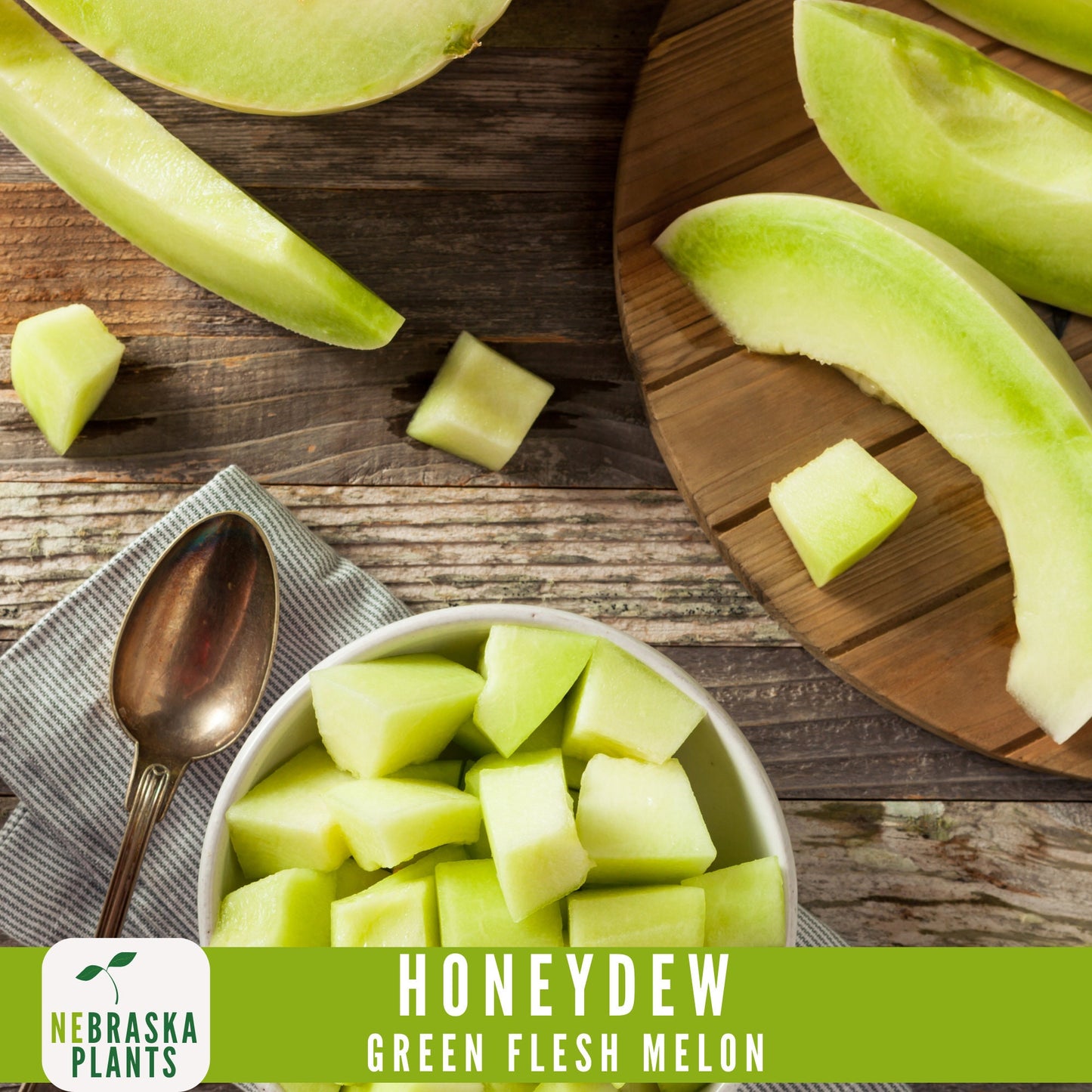 Green Honeydew Melon Seeds - Nebraska Seeds