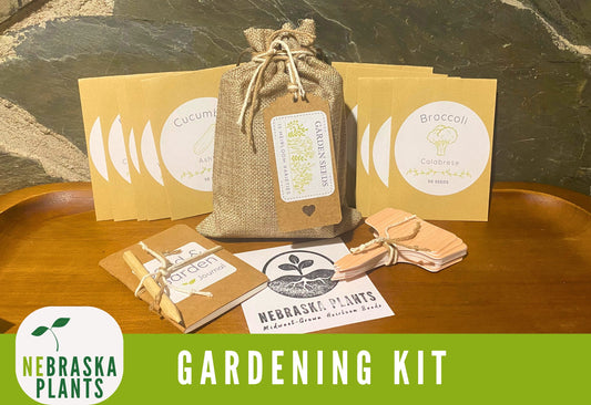 Garden Seed Gift - Gardening Gift Collection of 12 Seed Varieties - Nebraska Seeds