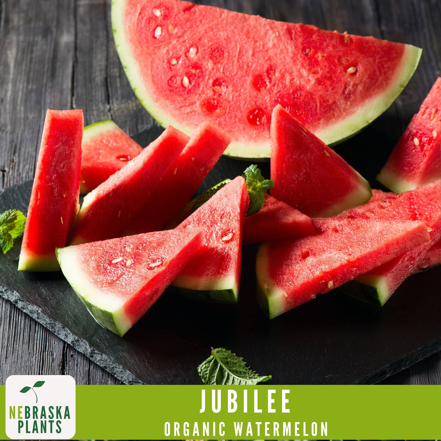 Organic Jubilee Heirloom Watermelon Seeds - Nebraska Seeds