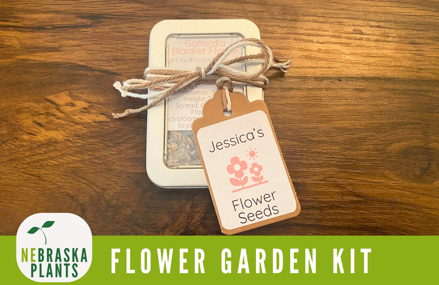 Flower Seed Garden Gift - Flower Seed Gift Collection of 8 Flower Varieties - Nebraska Seeds