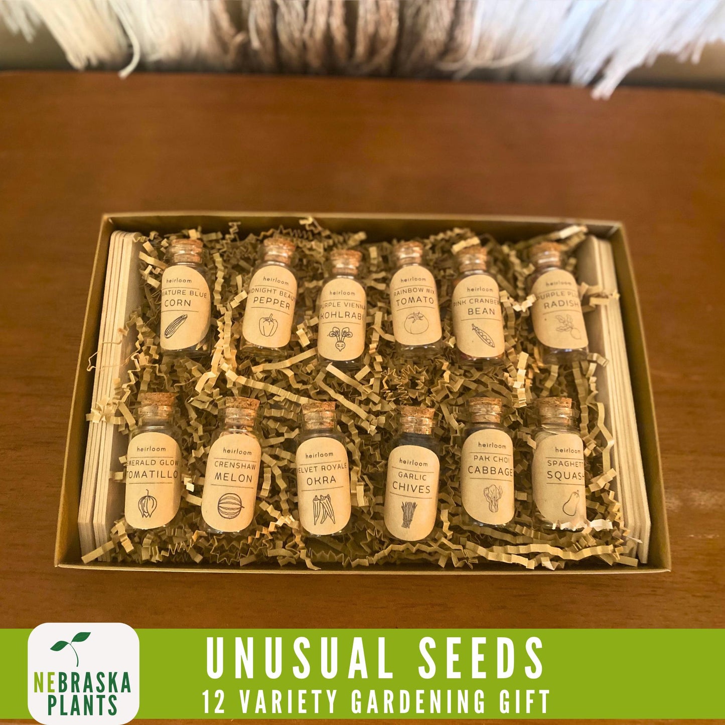 Unusual Seeds Gardening Gift - Nebraska Seeds