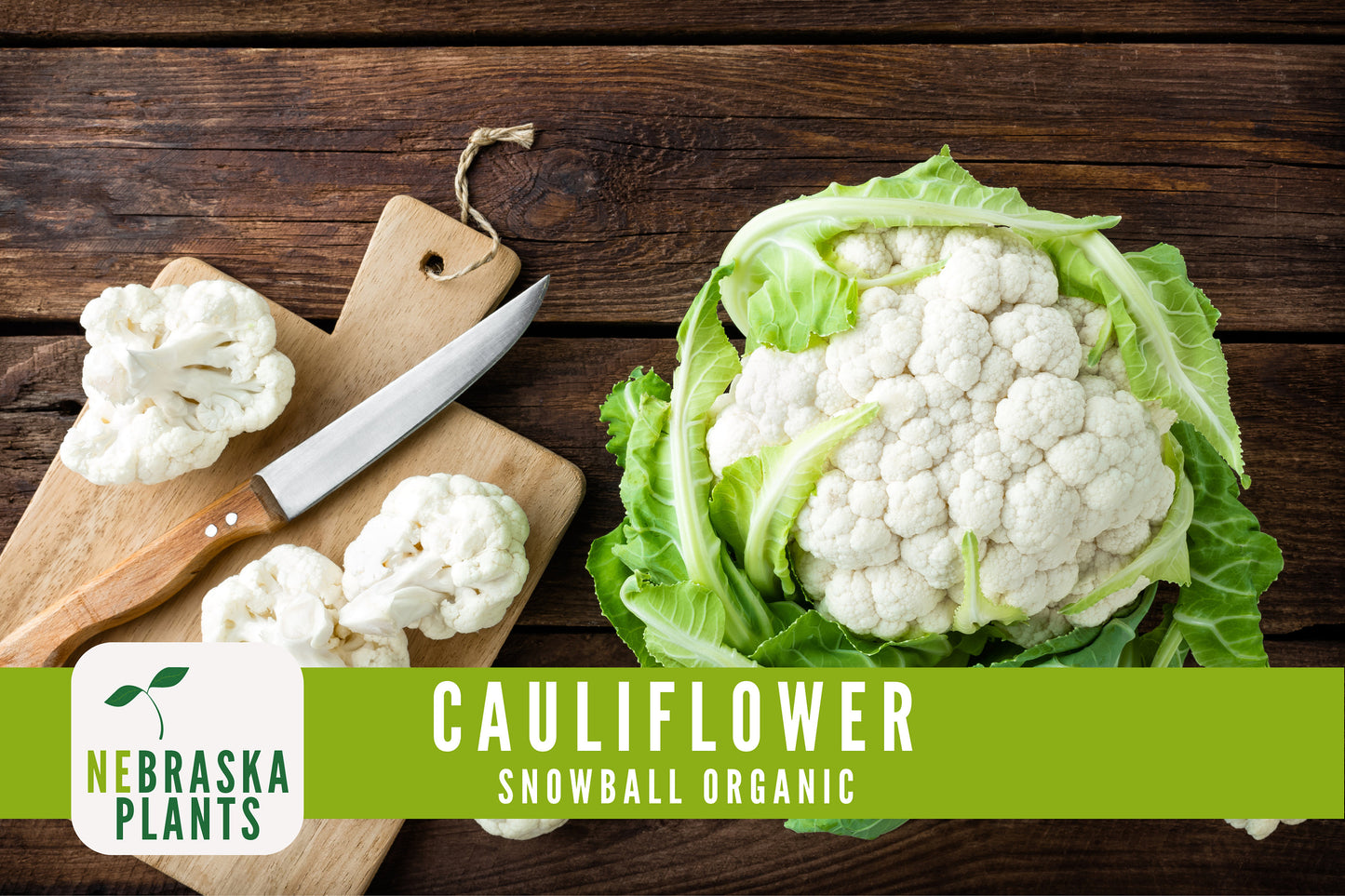 Organic Snowball Cauliflower Seeds - Nebraska Seeds