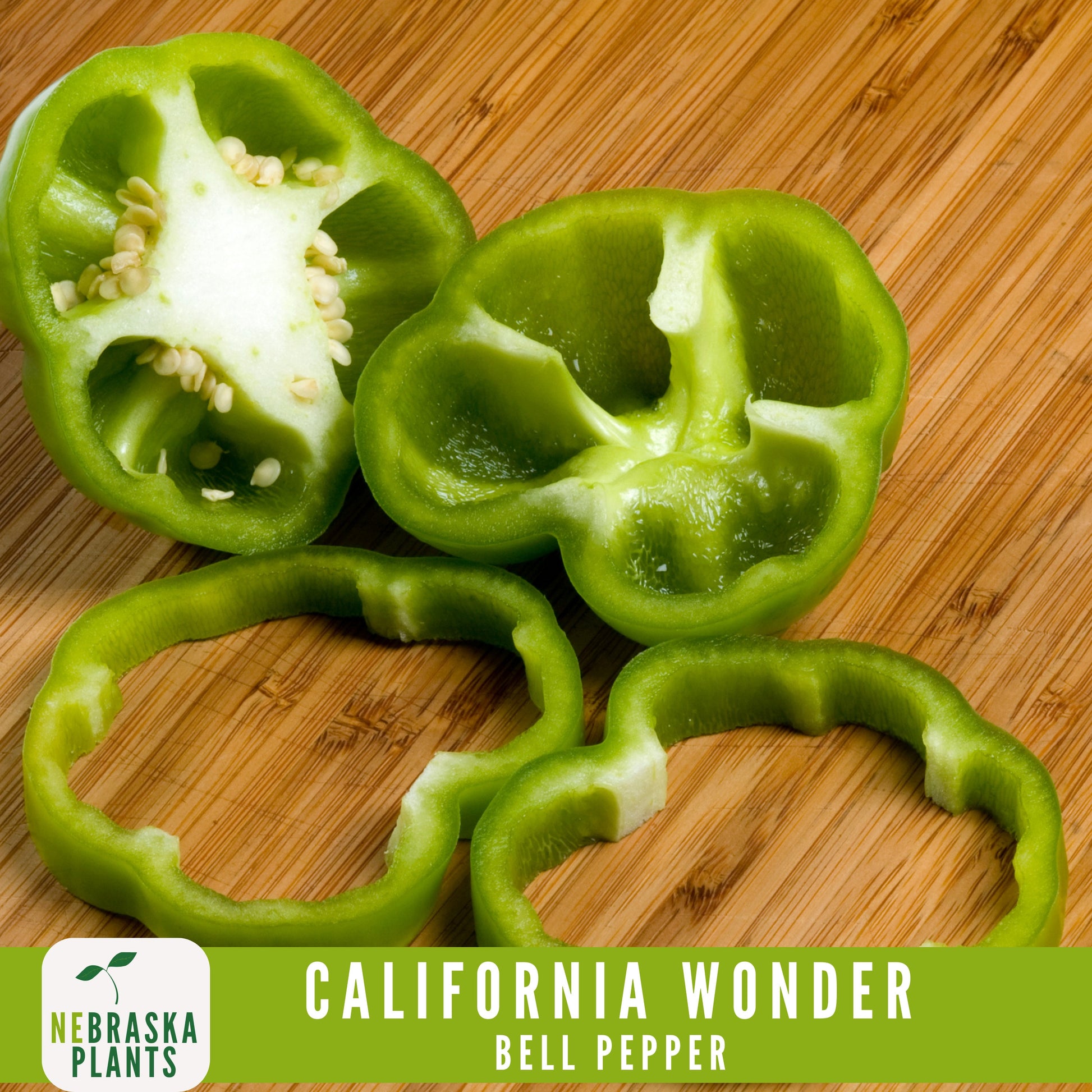 California Wonder Heirloom Bell Pepper Seeds - Nebraska Seeds