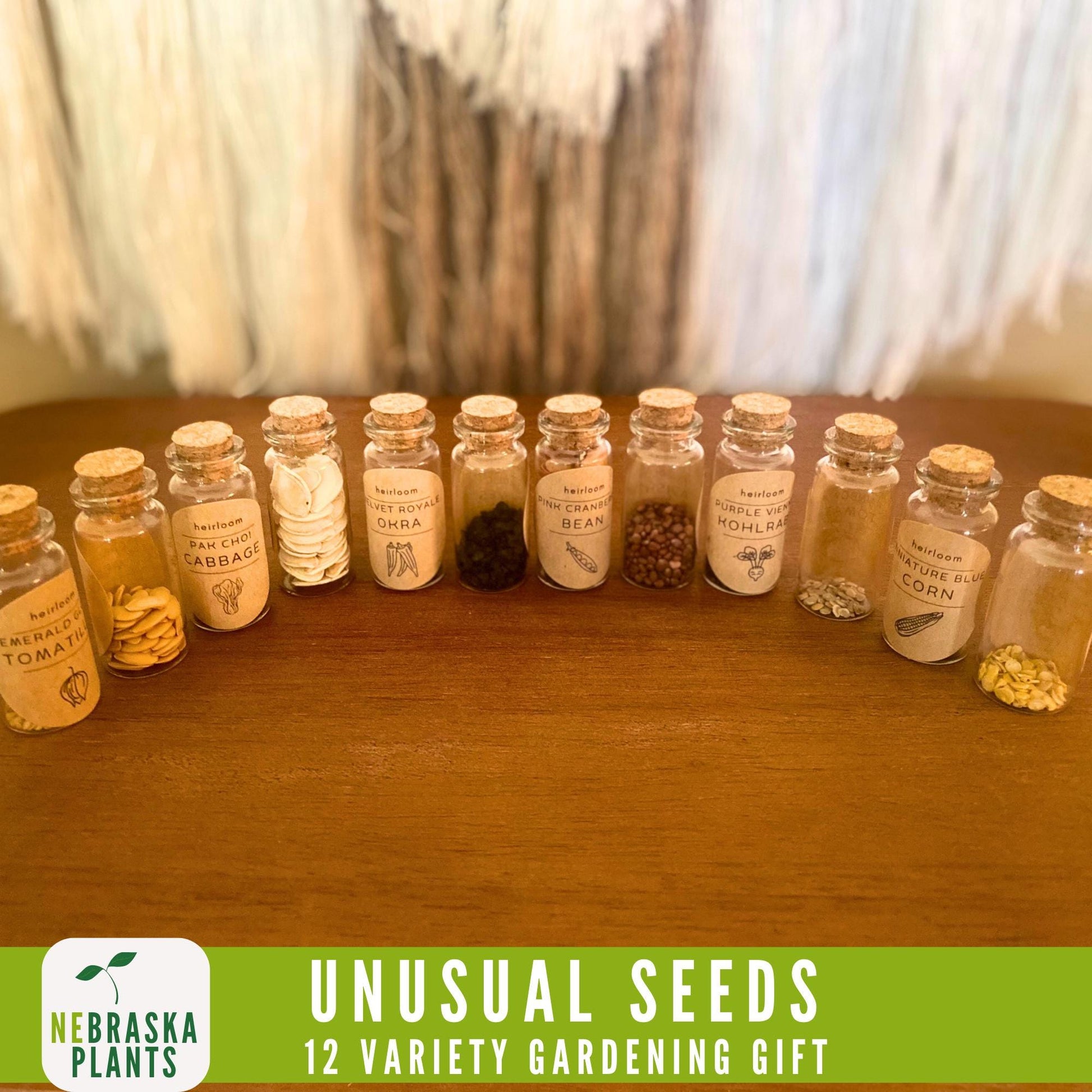 Unusual Seeds Gardening Gift - Nebraska Seeds