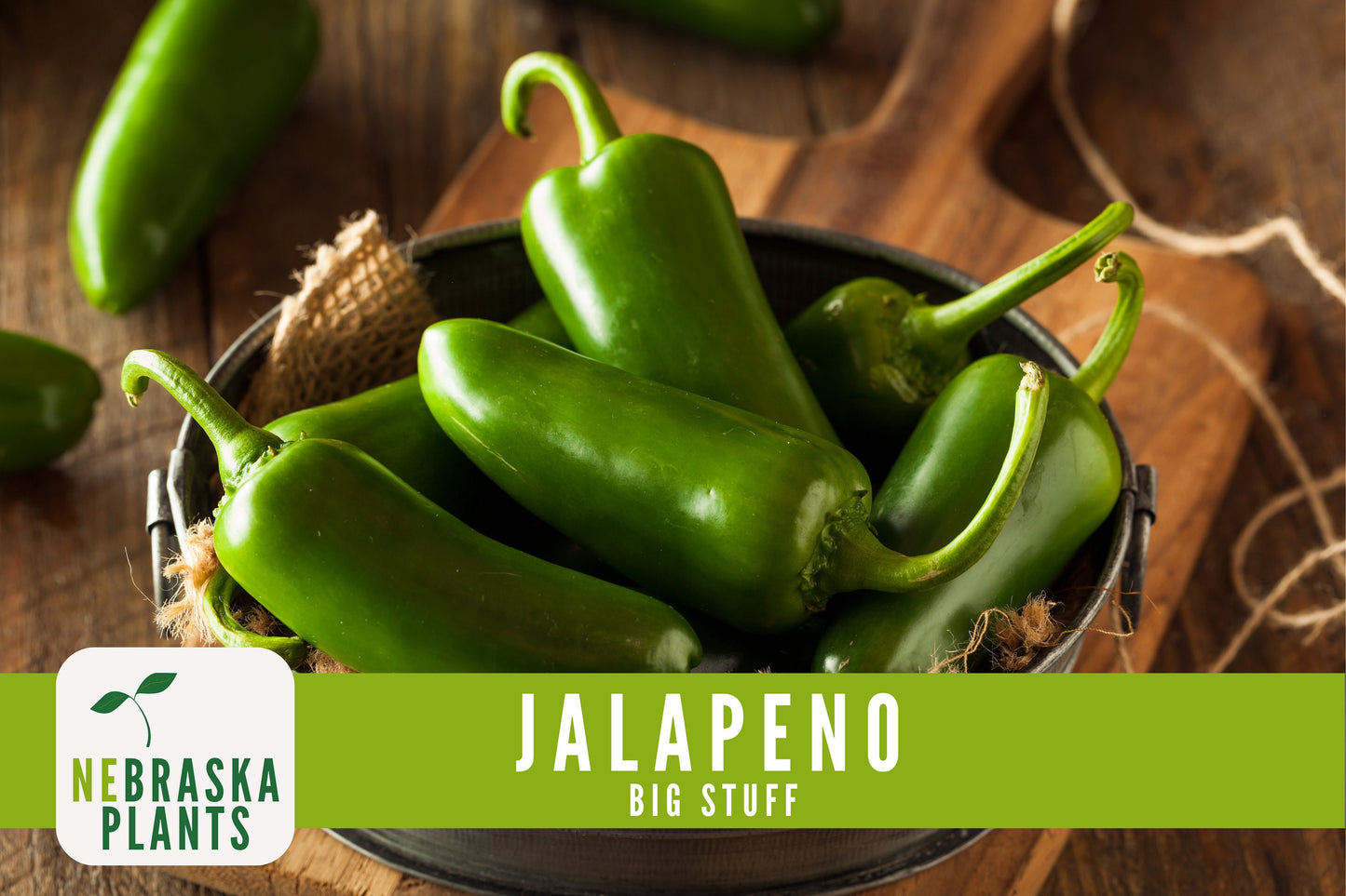 Big Stuff Jalapeño Pepper Seeds - Nebraska Seeds