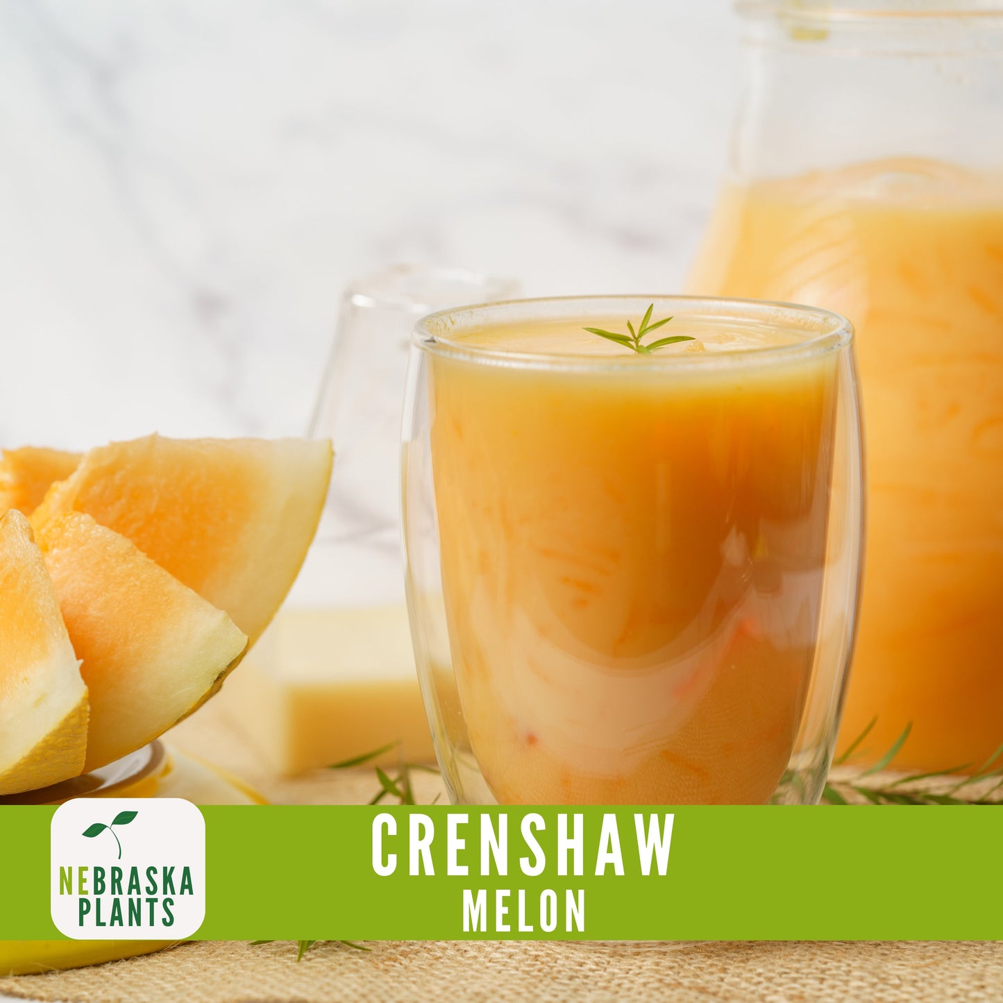 Crenshaw Melon Seeds - Nebraska Seeds