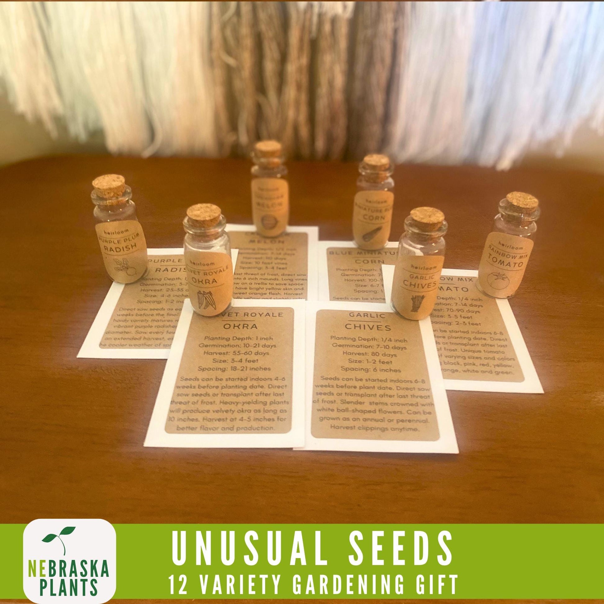 Unusual Seeds Gardening Gift - Nebraska Seeds