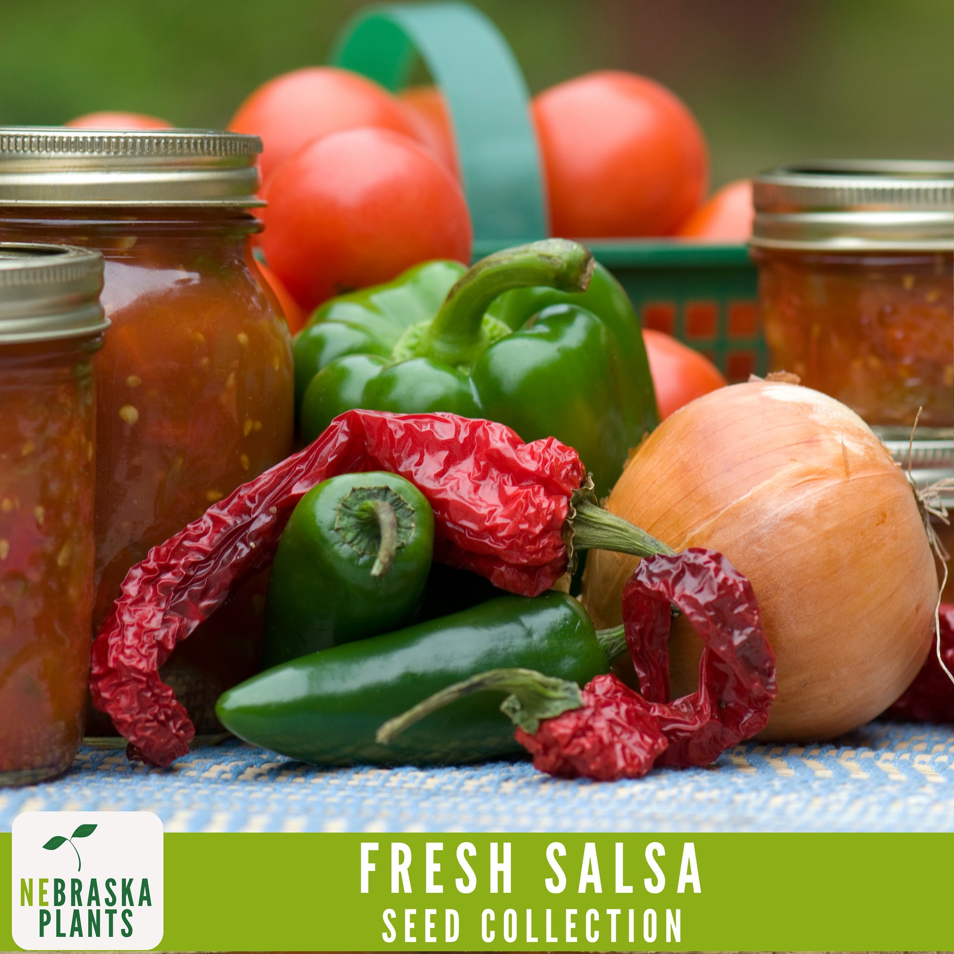 Garden Salsa Seed Collection - Heirloom Seeds for Making Salsa - Nebraska Seeds